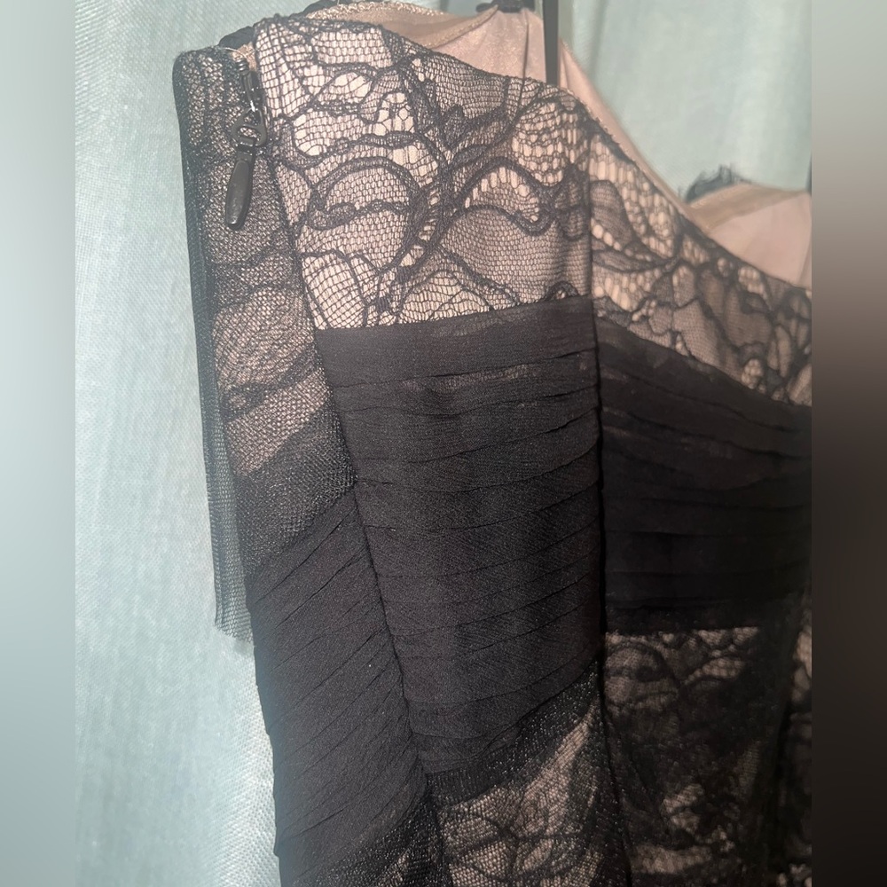 BCBGMaxAzria Runway Strapless Black Lace Dress - Picture 5 of 6